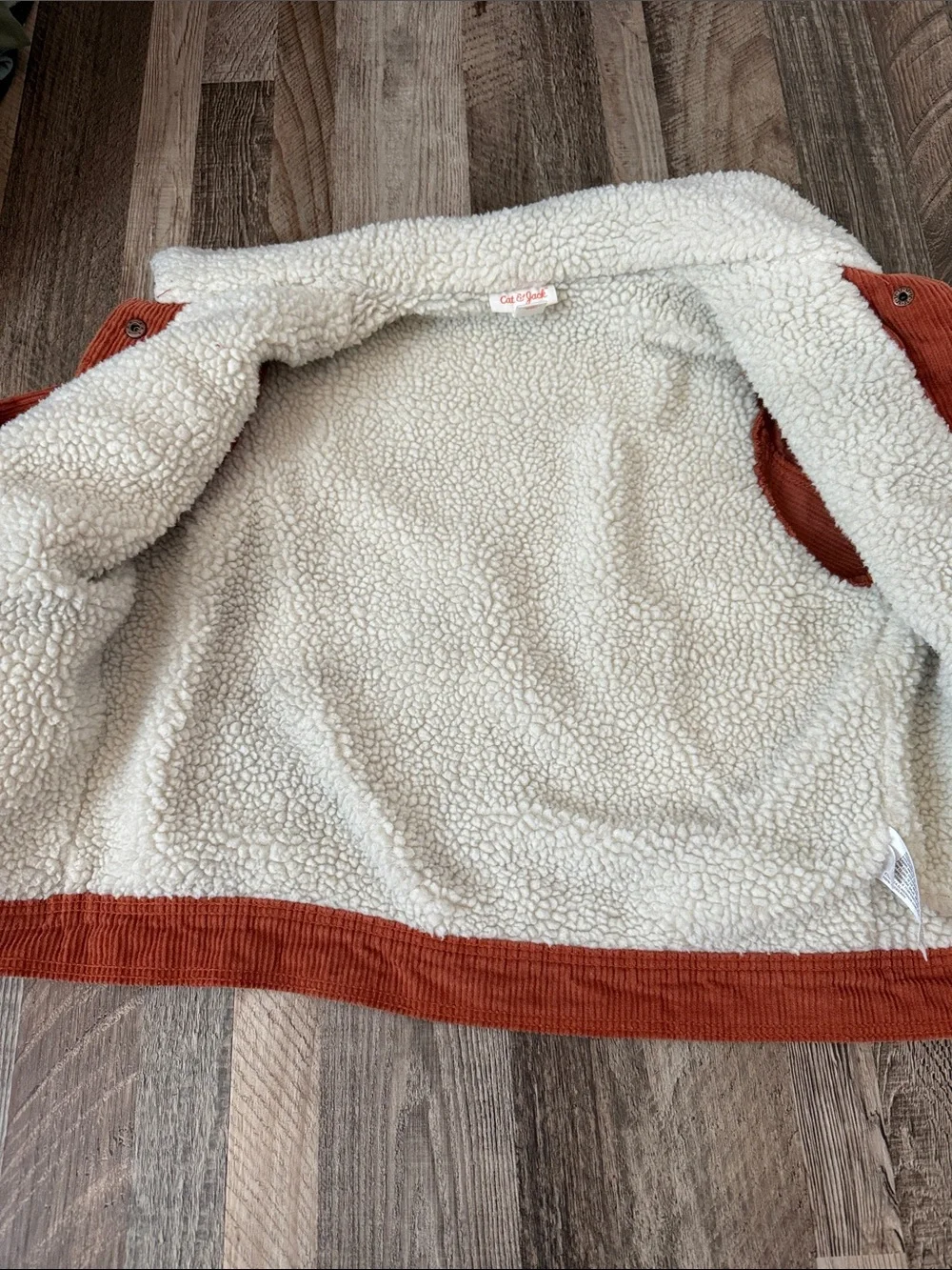 Corduroy jacket, girls size 10/12